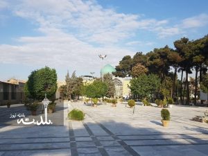 بهسازی محوطه آستان امامزاده عبدالله (ع) با حفظ سنگ قبر‌های قدیمی