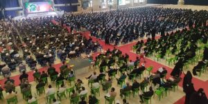 گردهمایی ۴۵۰۰ نفری ائمه جماعات و فرماندهان بسیج تهران