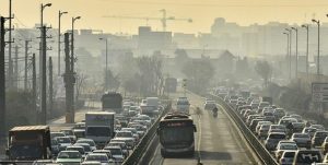 مدار آلودگی هوا در پایتخت؛ یک شهر بنفش و ۷ شهر قرمز شد